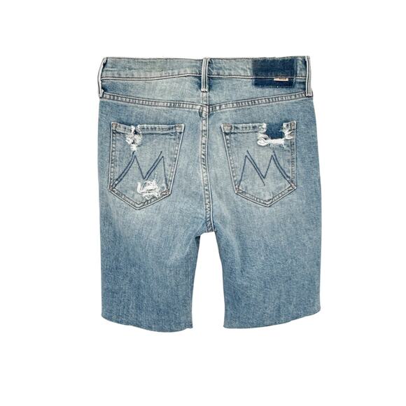 MOTHER Trickster Short Fray Shorts in Slay It With Flowers 24|XS - Picture 4 of 12